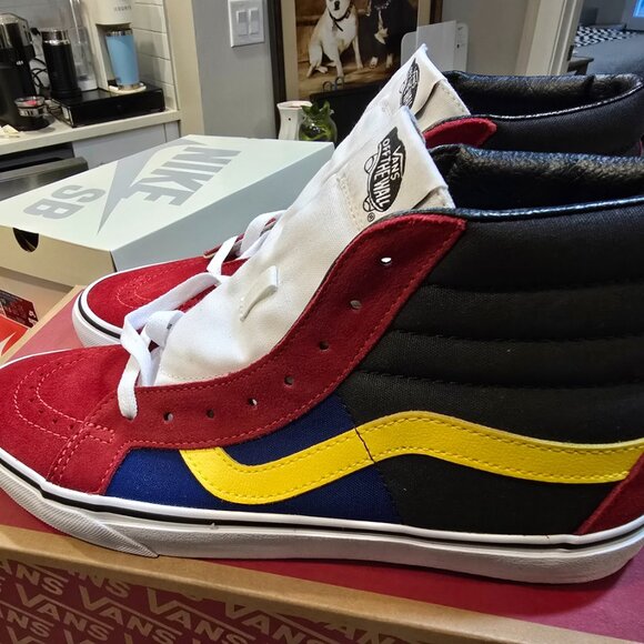 Vans SK8-Hi Reissue OTW Rally Chili pepper Lifestyle VN0A4BV8XKR size 10 NEW - Picture 5 of 12